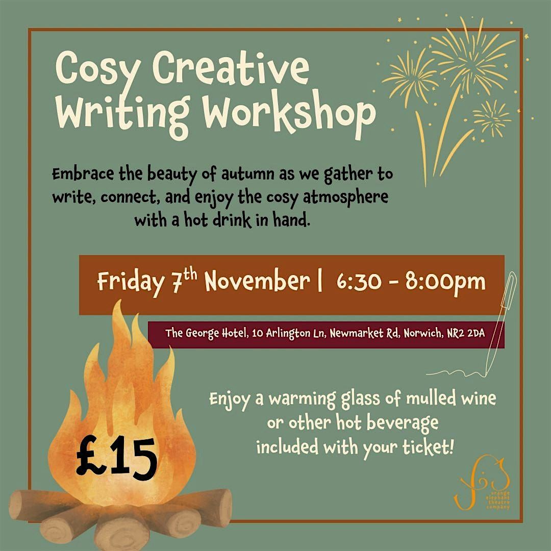Cosy Creative Writing Workshop, 7 November | Event in Norwich | AllEvents