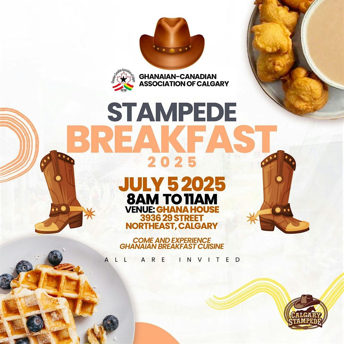 GCAC STAMPEDE BREAKFAST, 5 July | Event in Calgary | AllEvents