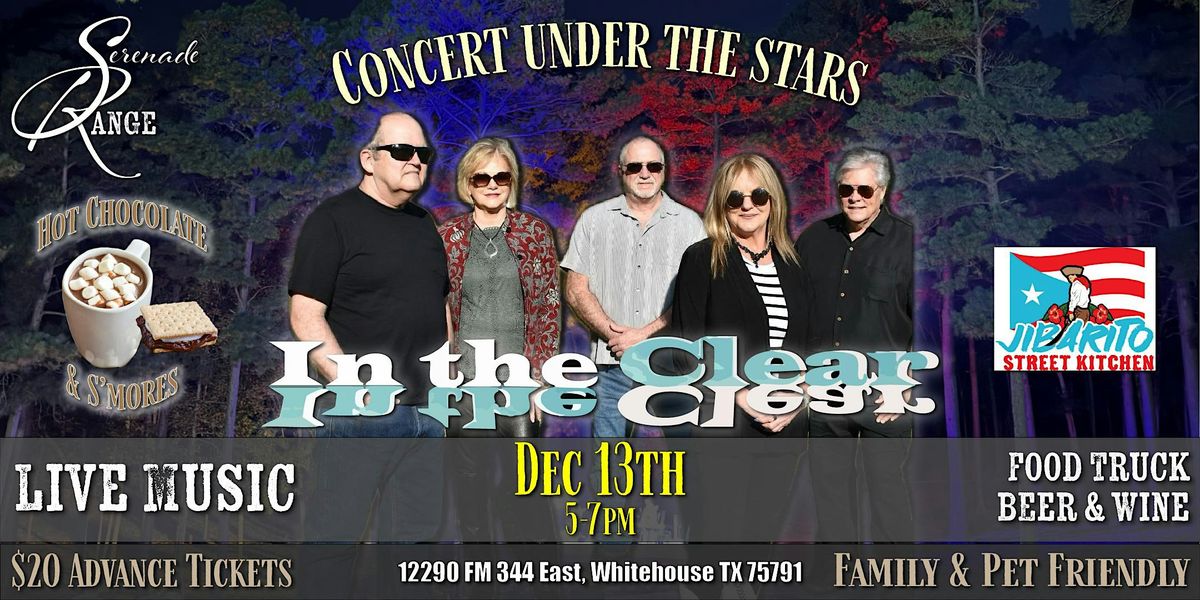 In The Clear, 13 December | Event in Whitehouse | AllEvents