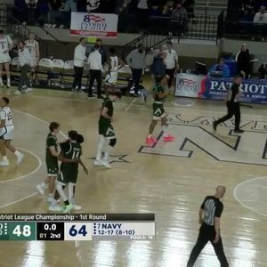 Navy Midshipmen at Loyola Maryland Greyhounds Mens Basketball