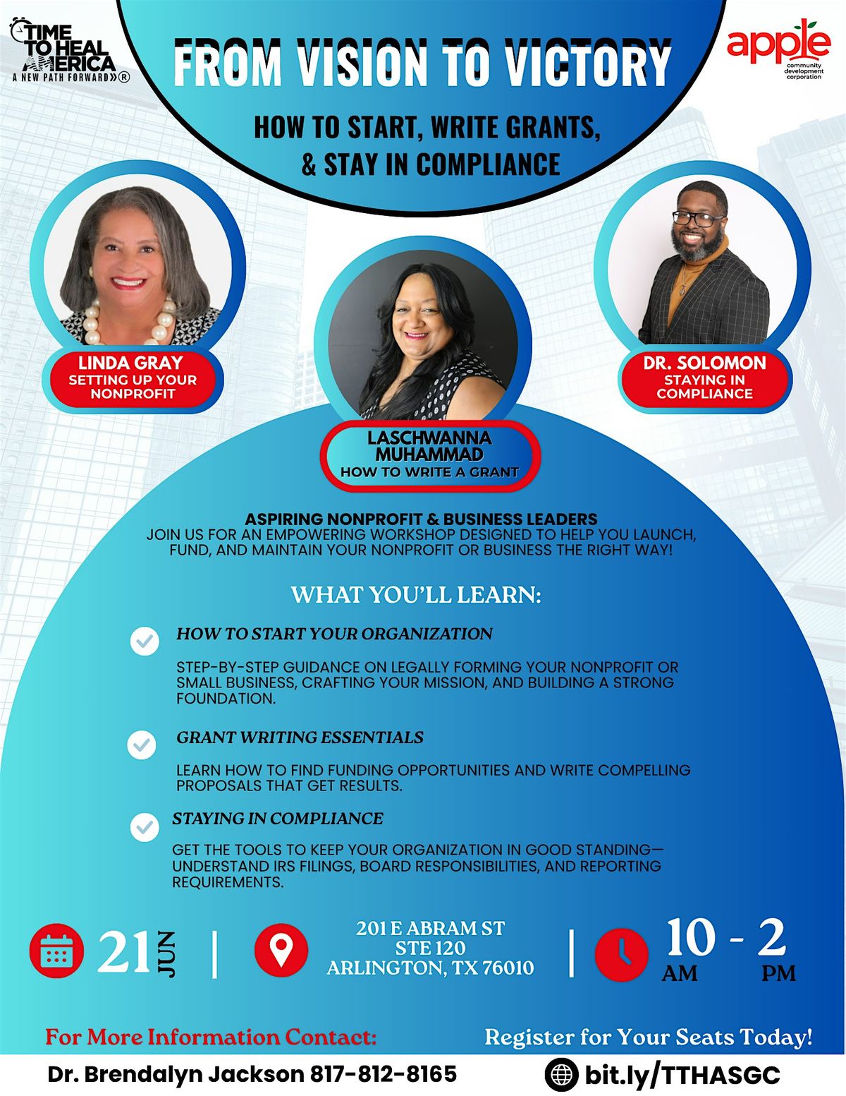 From Vision to Victory: How to Start, Write Grants, and Stay in Compliance, 28 June | Event in Arlington | AllEvents