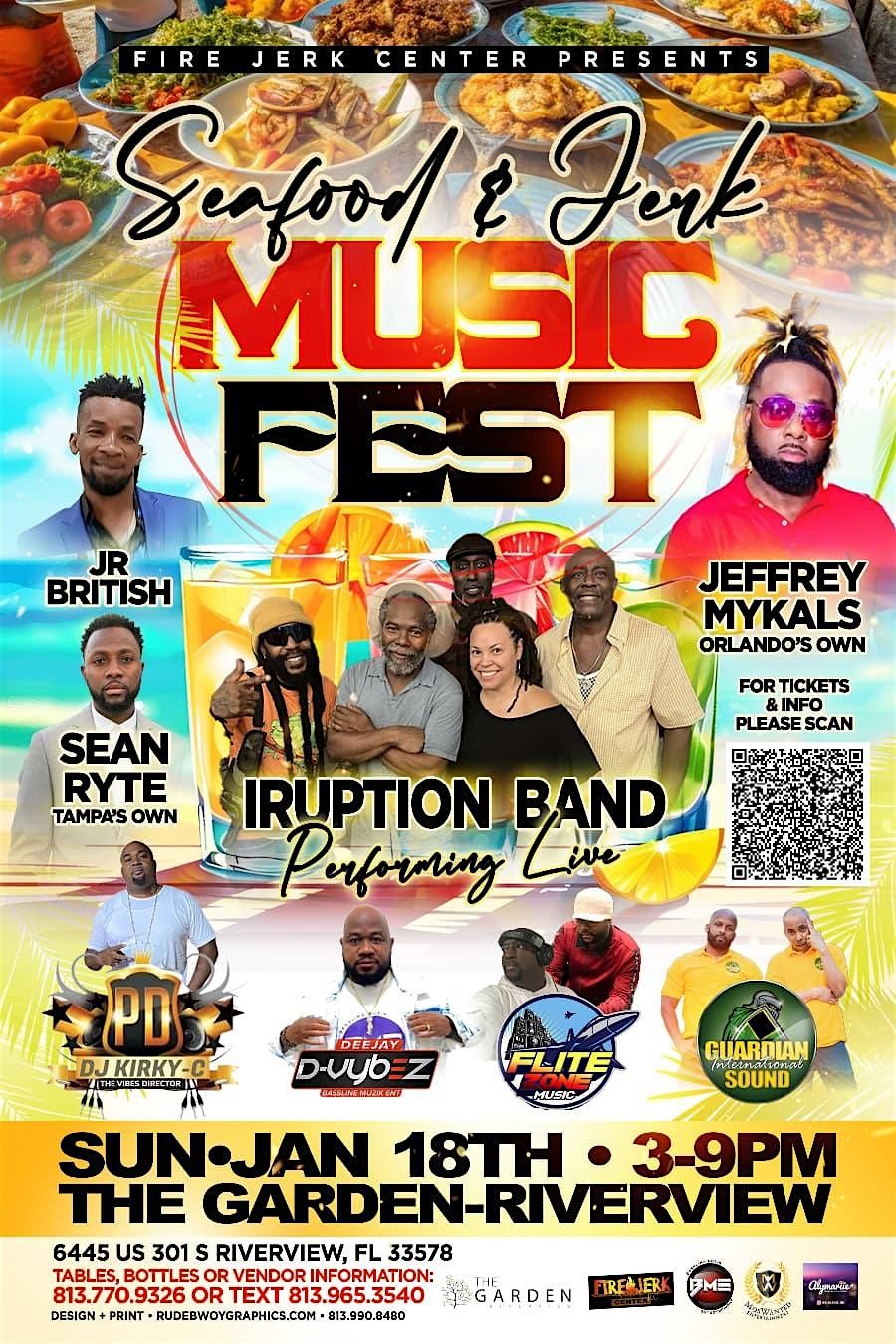 Seafood and Jerk Music Fest Tampa, 18 January | Event in Riverview | AllEvents