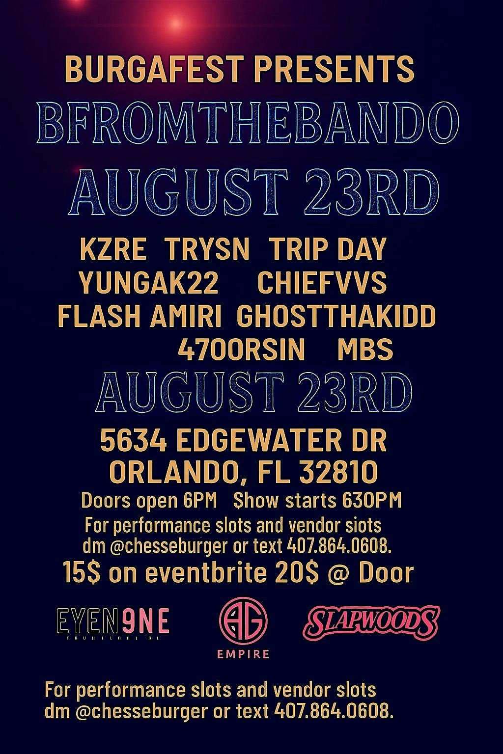 Bfromthebando performing live in Orlando August 23rd, 23 August | Event in Orlando | AllEvents