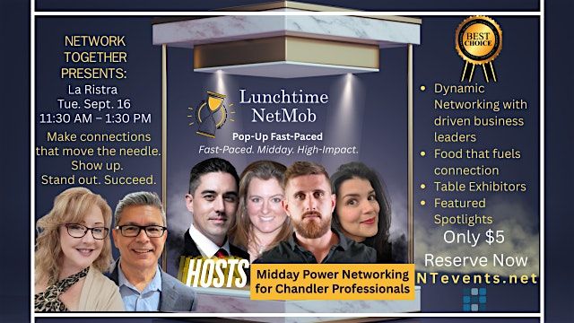 Chandler Lunchtime NetMob, 16 September | Event in Chandler | AllEvents