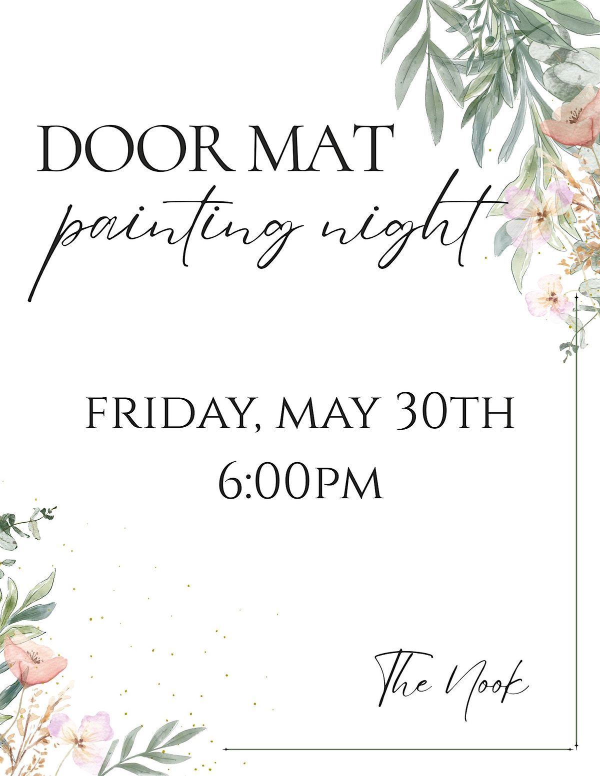 Door Mat Painting Night, 30 May | Event in Manitowoc | AllEvents