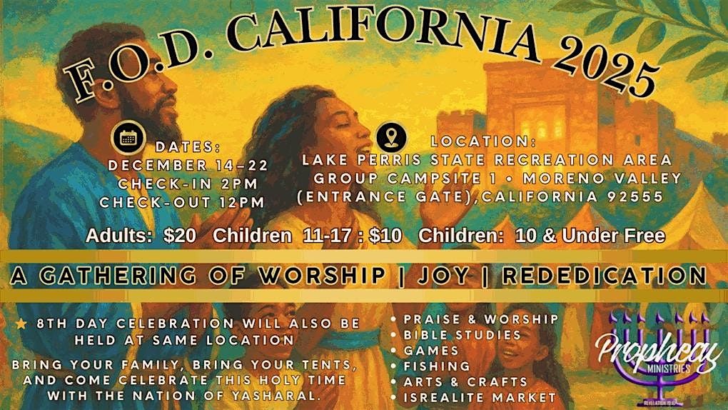 Feast of Dedication California 2025, 14 December | Event in Moreno Valley | AllEvents