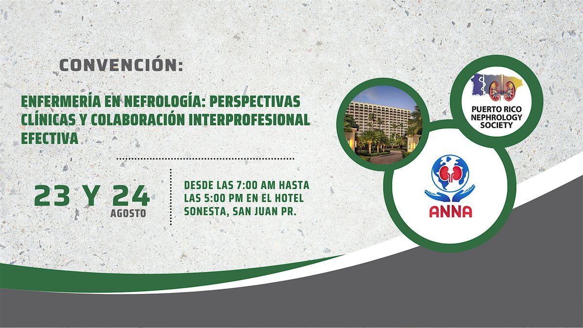 Enfermería en Nefrología: Perspectivas Clínicas y Colaboración Profesional, 23 August | Event in Carolina