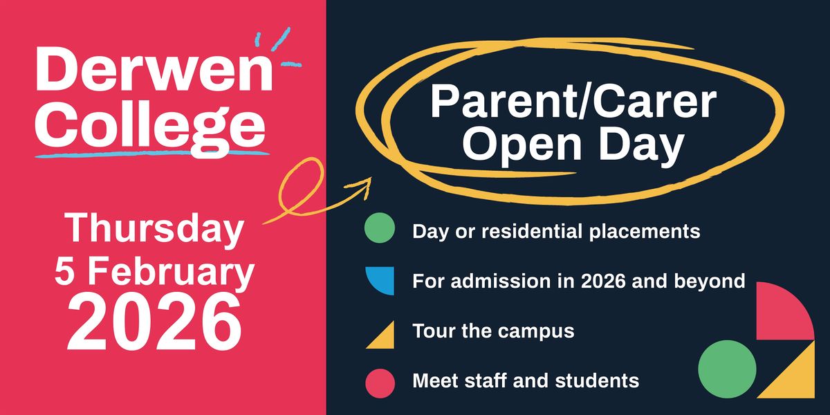 Derwen College Parent Carer Open Day - Thursday 5th February 2026, 5 February | Event in Gobowen | AllEvents