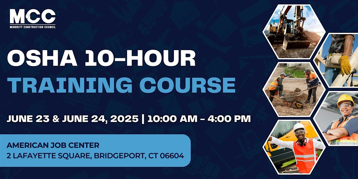 OSHA 10 Training, 23 June | Event in Bridgeport | AllEvents