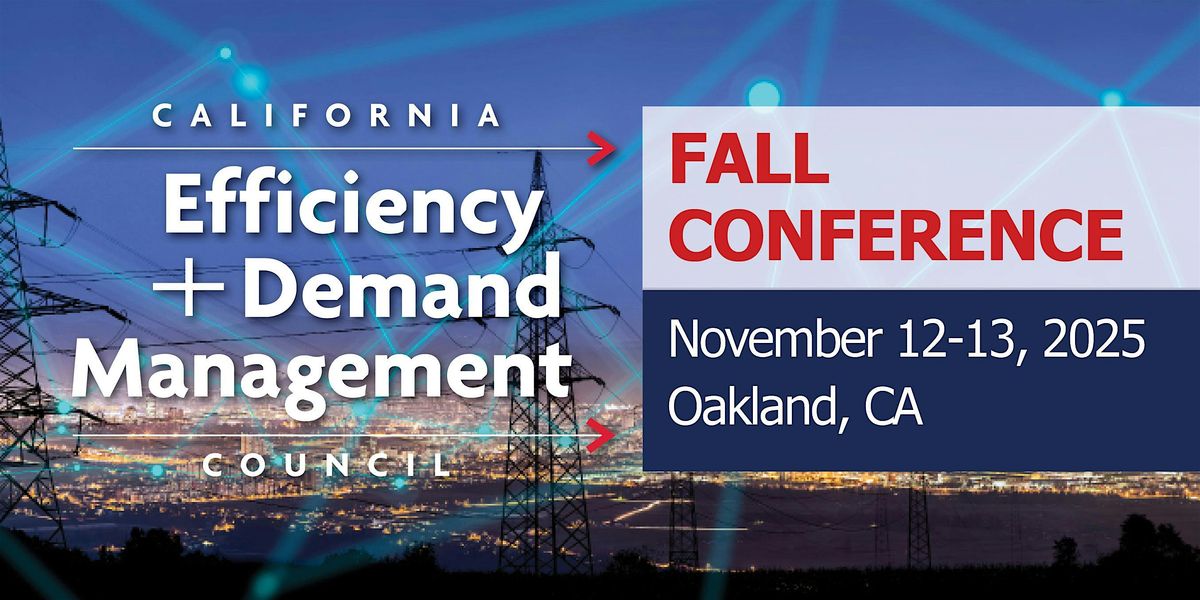 CEDMC 2025 Fall Conference, 12 November | Event in Oakland | AllEvents