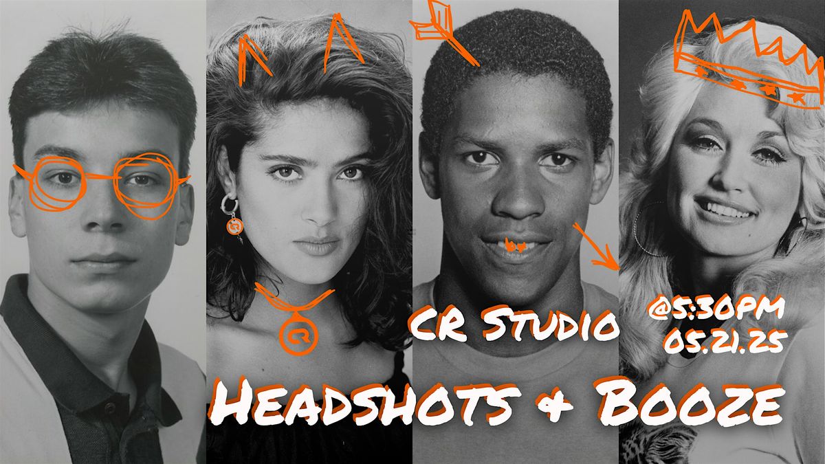 Headshots & Booze at The CR Studio, 21 May | Event in Minneapolis | AllEvents