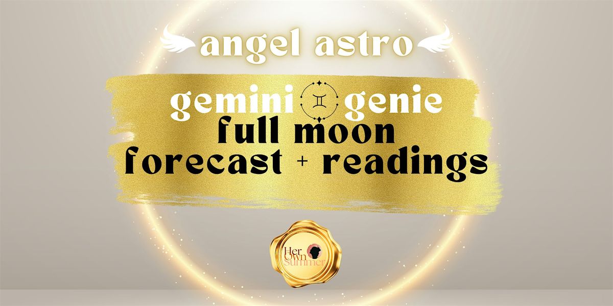 gem genie ⭐ full moon forecast @ Vivid Minds Cafe, 6 December | Event in Denver | AllEvents