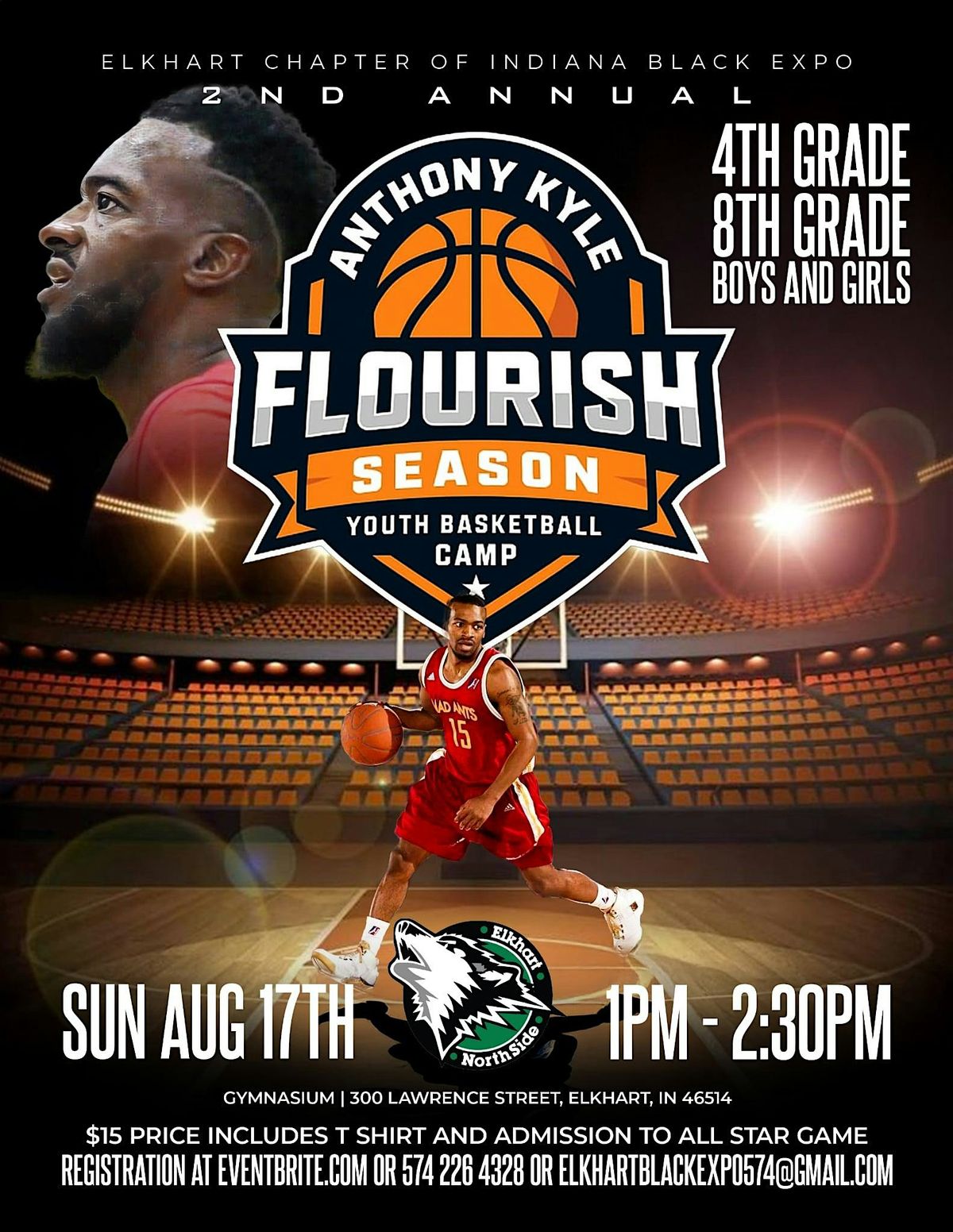 2nd Annual Flourish Basketball Camp, 17 August | Event in Elkhart | AllEvents