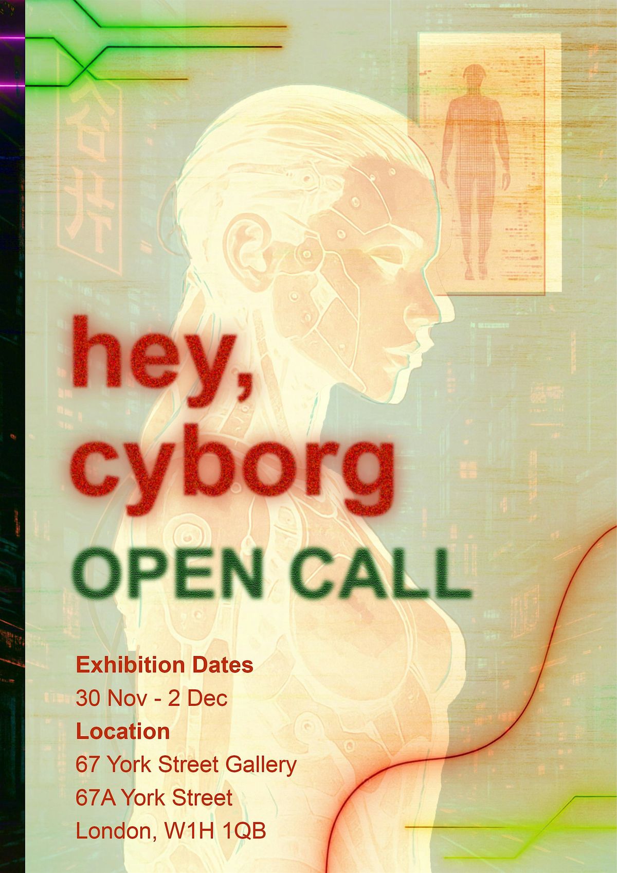 hey, cyborg Open Call — Artist Submission for Group Exhibition, 30 November | Event in London | AllEvents