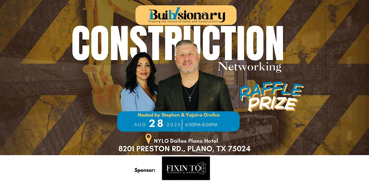 Buildsionary Networking! Building Strong Industry Connections., 28 August | Event in Plano | AllEvents