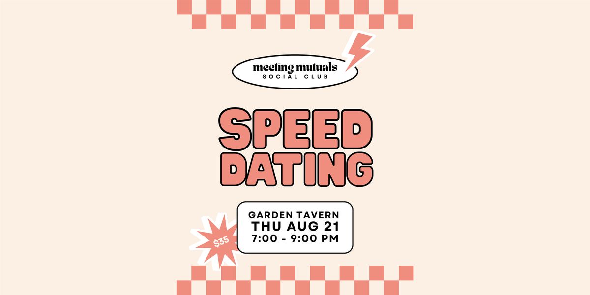 Stop Swiping | Speed Dating Event | at Garden Tavern's Skybox | 21+, 21 August | Event in Portland | AllEvents
