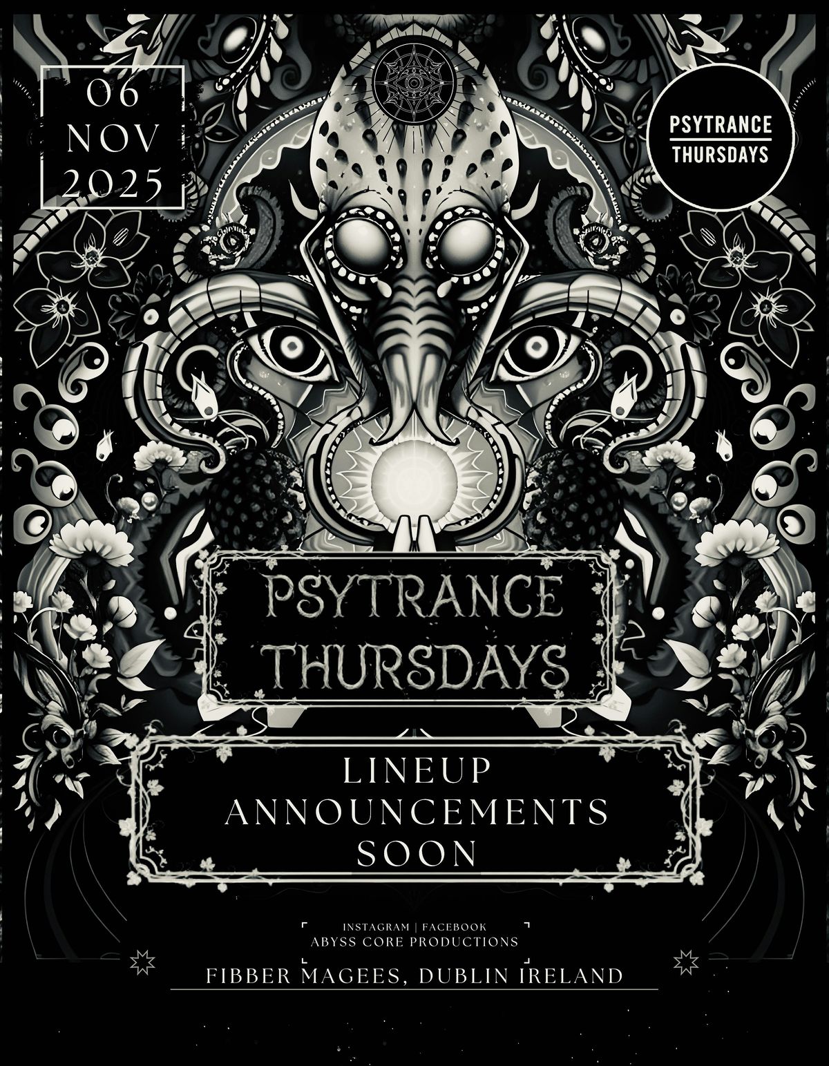 PSYTRANCE THURSDAYS, Fibber Magees, Dublin 1, 6 November to 7 November ...