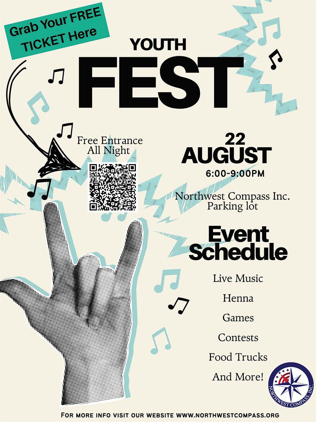 Youth Fest 2025 presented by Northwest Compass Inc., 22 August | Event in Mount Prospect | AllEvents