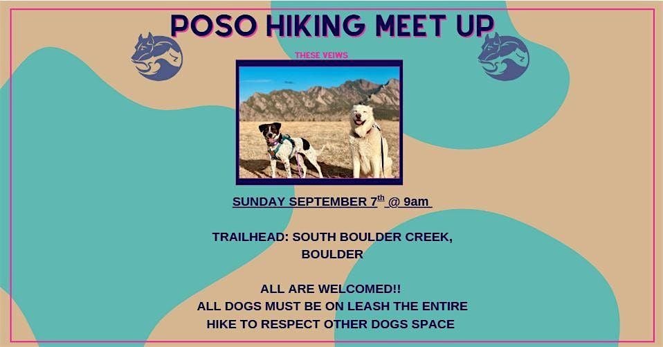 POSO HIKING MEET UP, 7 September | Event in Boulder | AllEvents