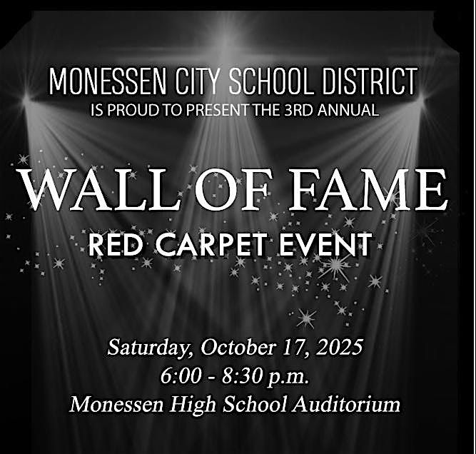 MHS Wall Of Fame Event October 18, 2025, 18 October | Event in Monessen | AllEvents