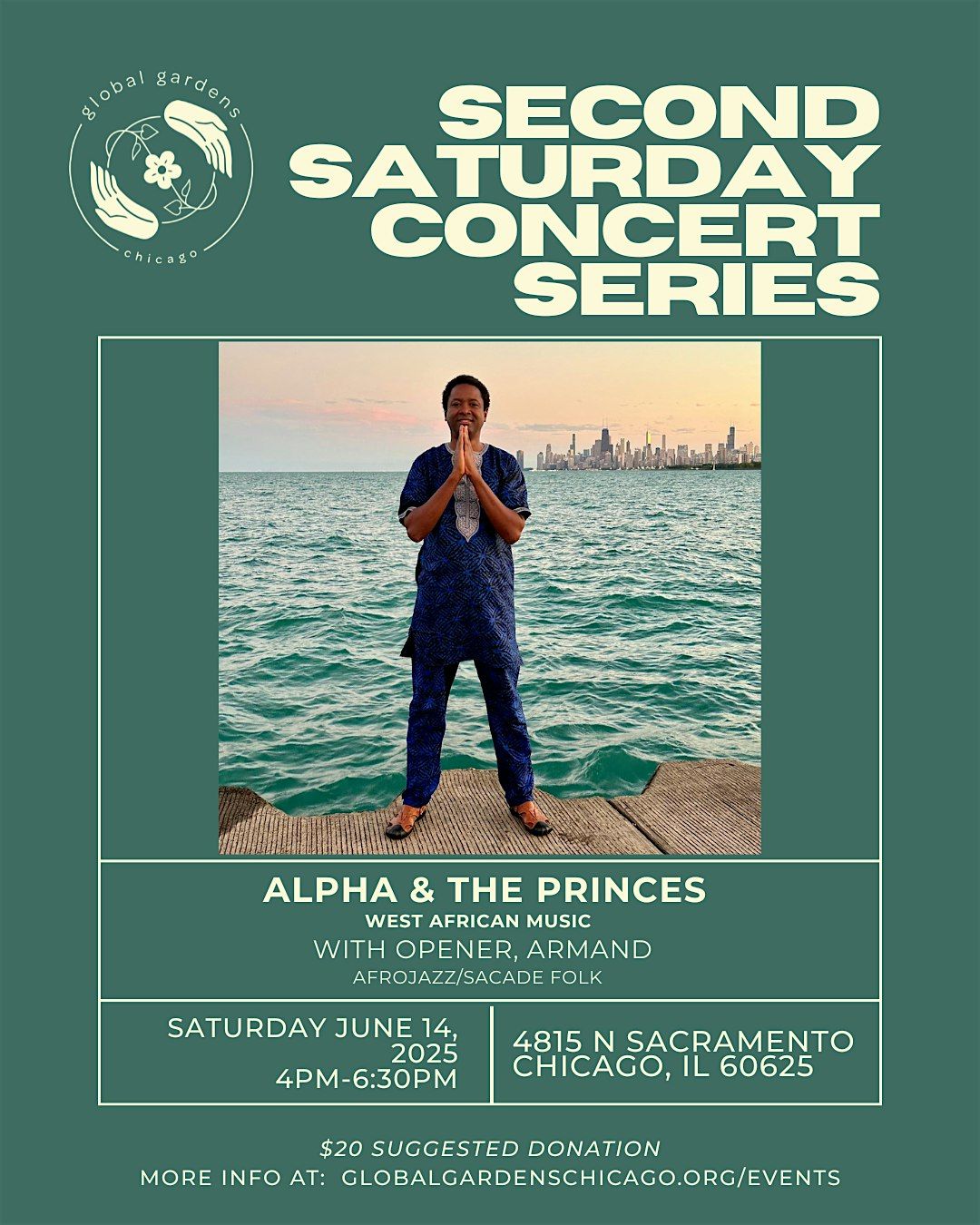 Farm Concert: Alpha and the Princes, 14 June | Event in Chicago | AllEvents