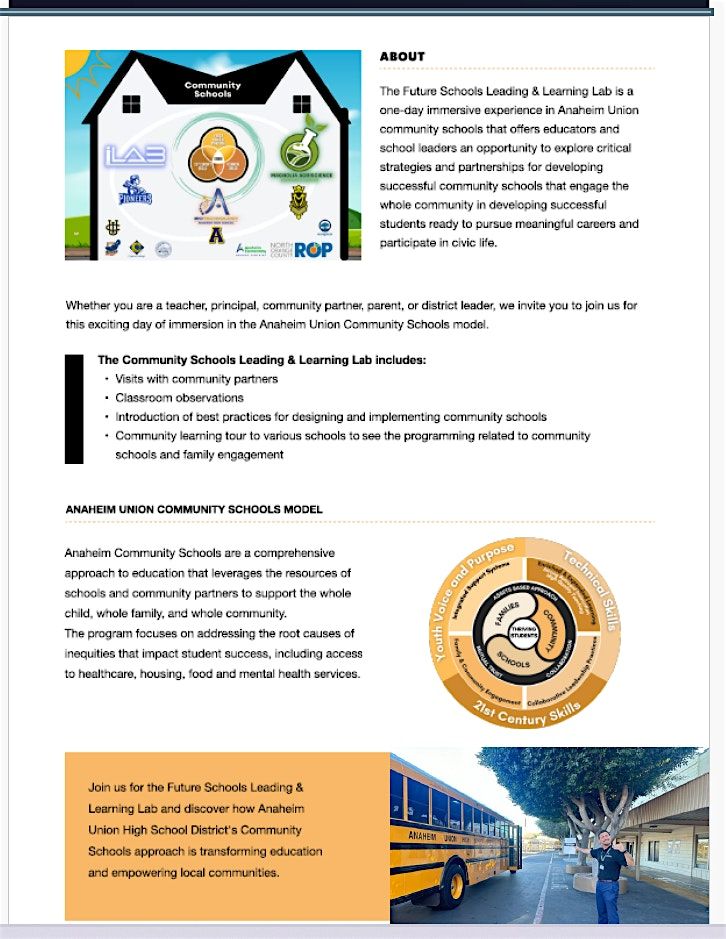 Copy of AUHSD Community Schools Leading & Learning Visit, 14 June | Event in Anaheim | AllEvents