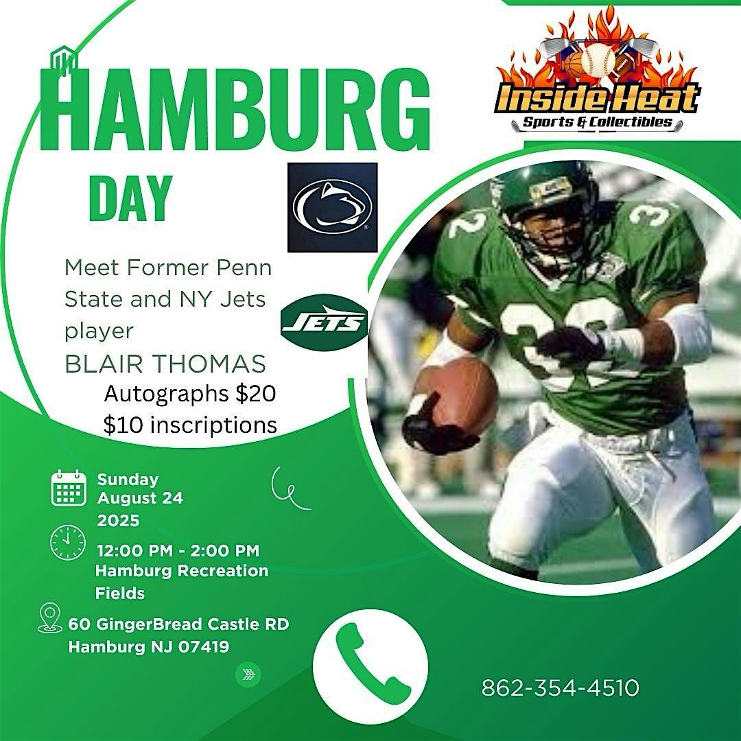 Meet Blair Thomas at Hamburg Day, 24 August | Event in Hamburg | AllEvents