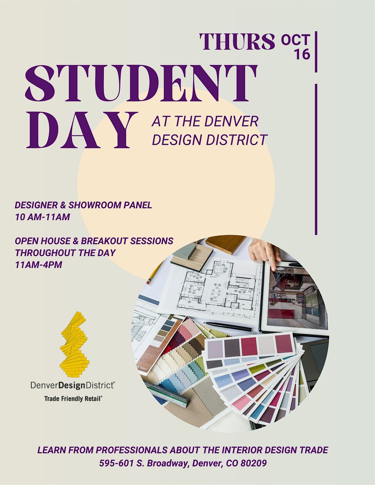 Student Day at the Denver Design District, 16 October | Event in Denver | AllEvents