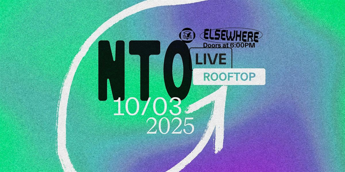 NTO (Live), 3 October | Event in Brooklyn | AllEvents