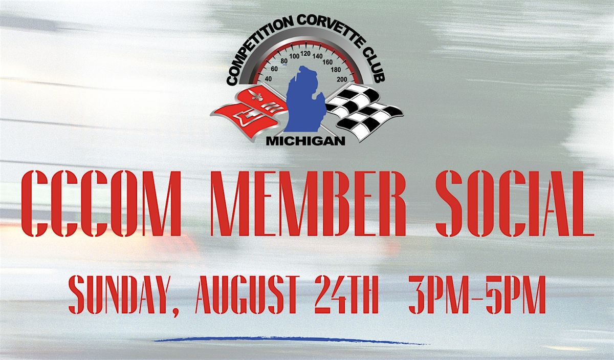 CCCOM Member Social, 24 August | Event in Detroit | AllEvents