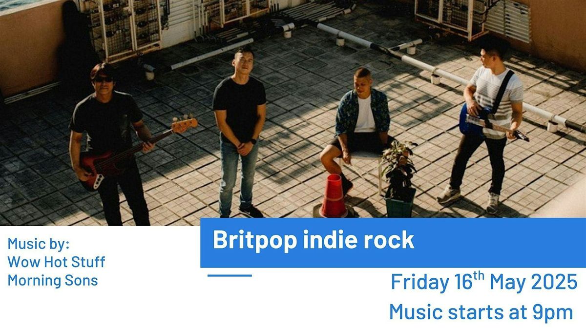 Live Music: Britpop indie rock, 16 May | Event in Central | AllEvents