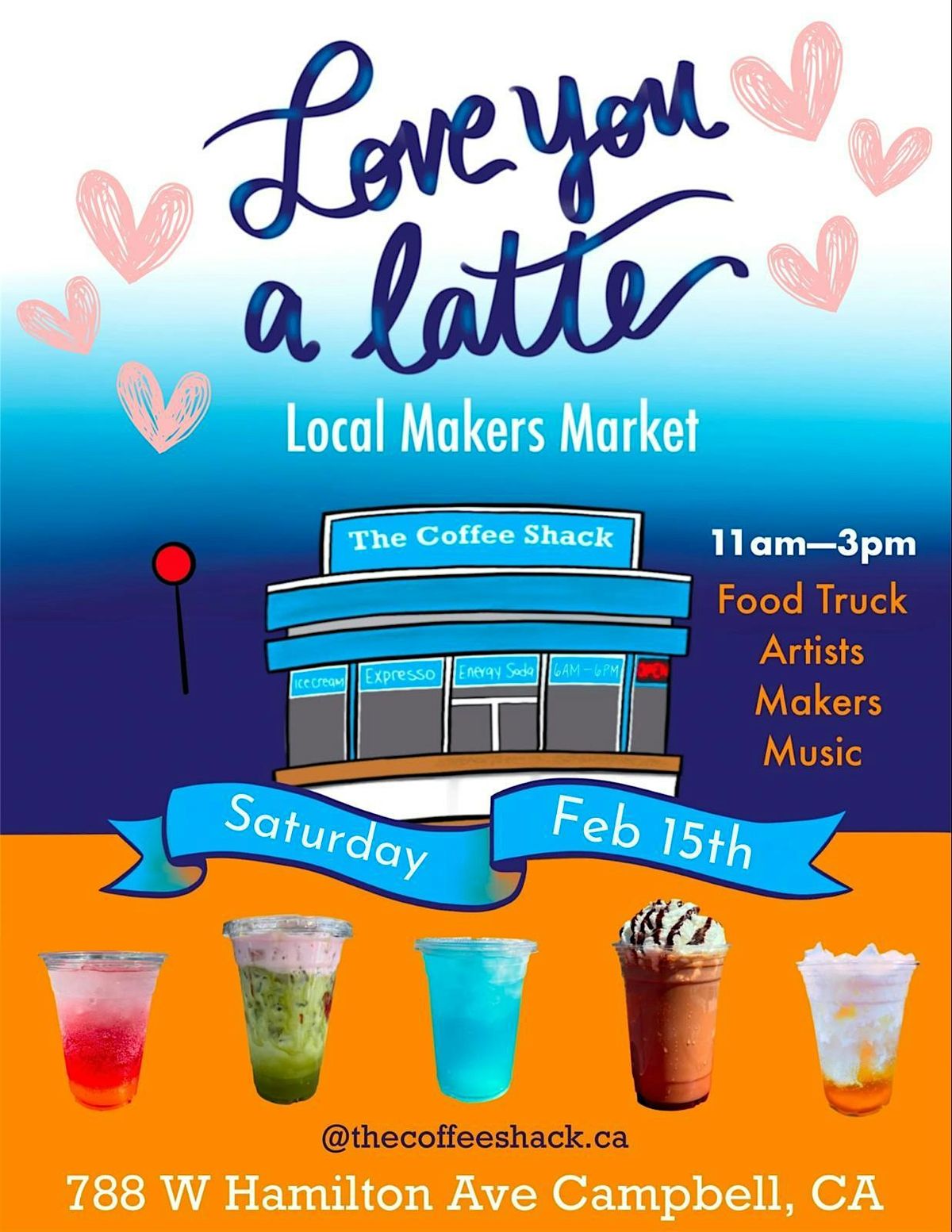 Local Maker's Market: Love You A Latte | Event in Campbell | AllEvents