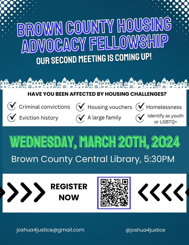 Brown County Housing Advocacy Fellowship, Brown County Library (Central