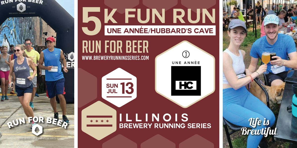 5k Beer Run x Une Année/Hubbard's Cave | 2025 IL Brewery Running Series, 13 July | Event in Niles | AllEvents