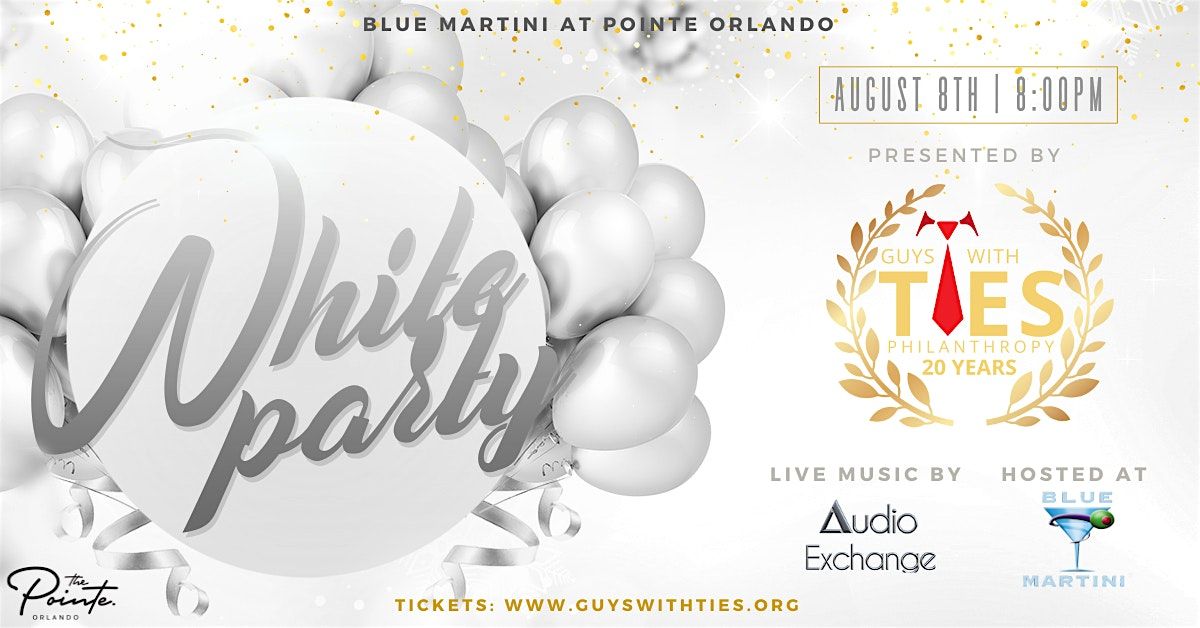 2025 White Party - Presented by Guys with Ties Philanthropy, 8 August | Event in Orlando | AllEvents