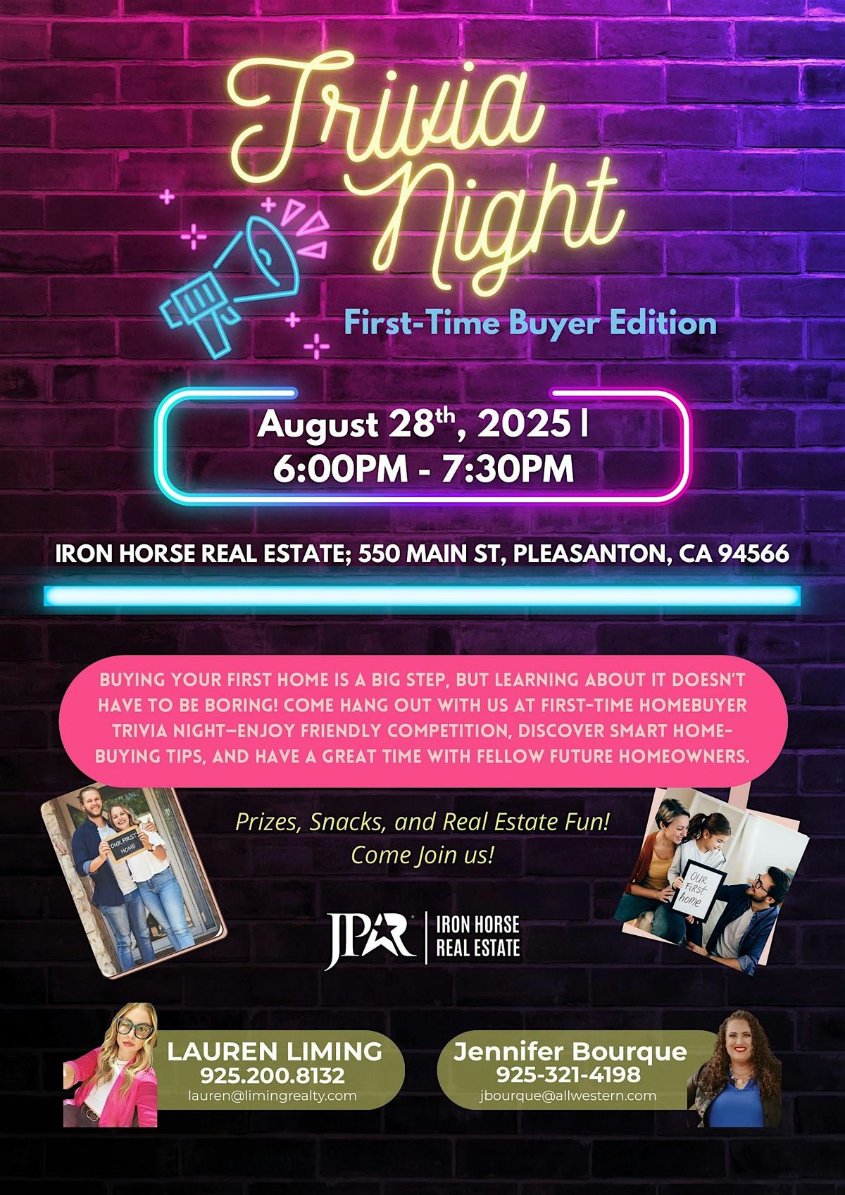 Trivia Night: First-Time Homebuyer Edition, 28 August | Event in Pleasanton | AllEvents