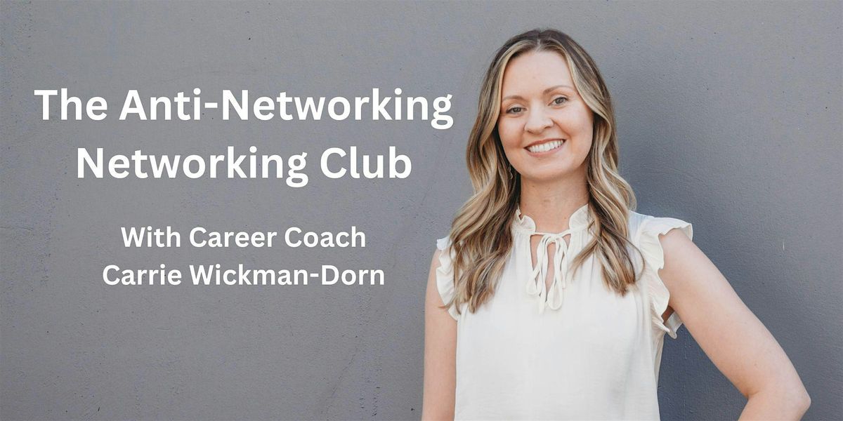 The Anti-Networking Networking Club - November Edition, 19 November | Event in Petaluma | AllEvents