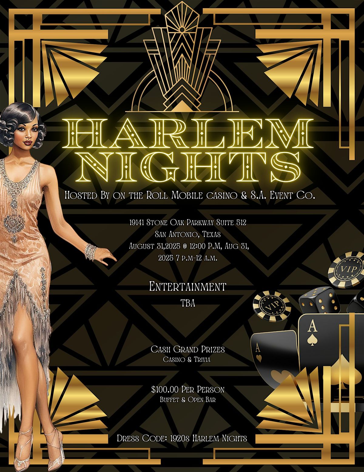 Harlem Nights, 31 August | Event in San Antonio | AllEvents