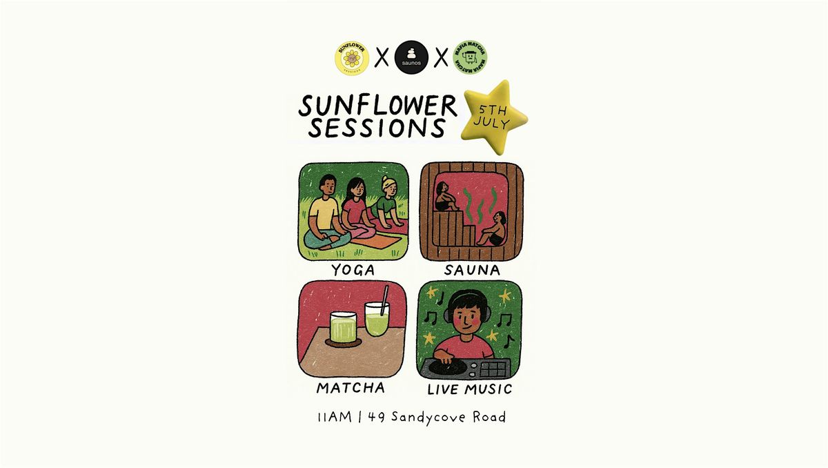 Sunflower Sessions • Yoga • Sauna • Music • Matcha | Event in Dublin | AllEvents