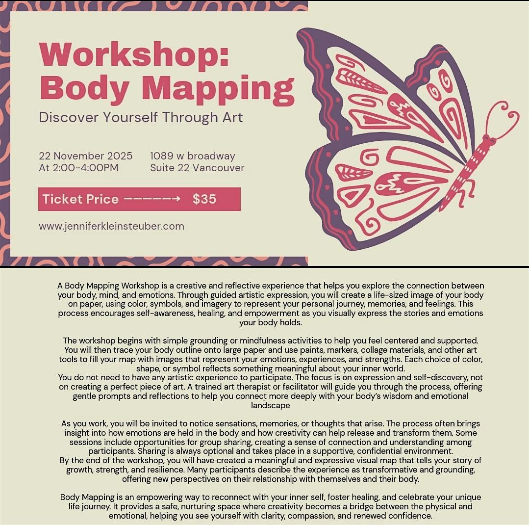 Body Mapping Workshop, 22 November | Event in Vancouver | AllEvents