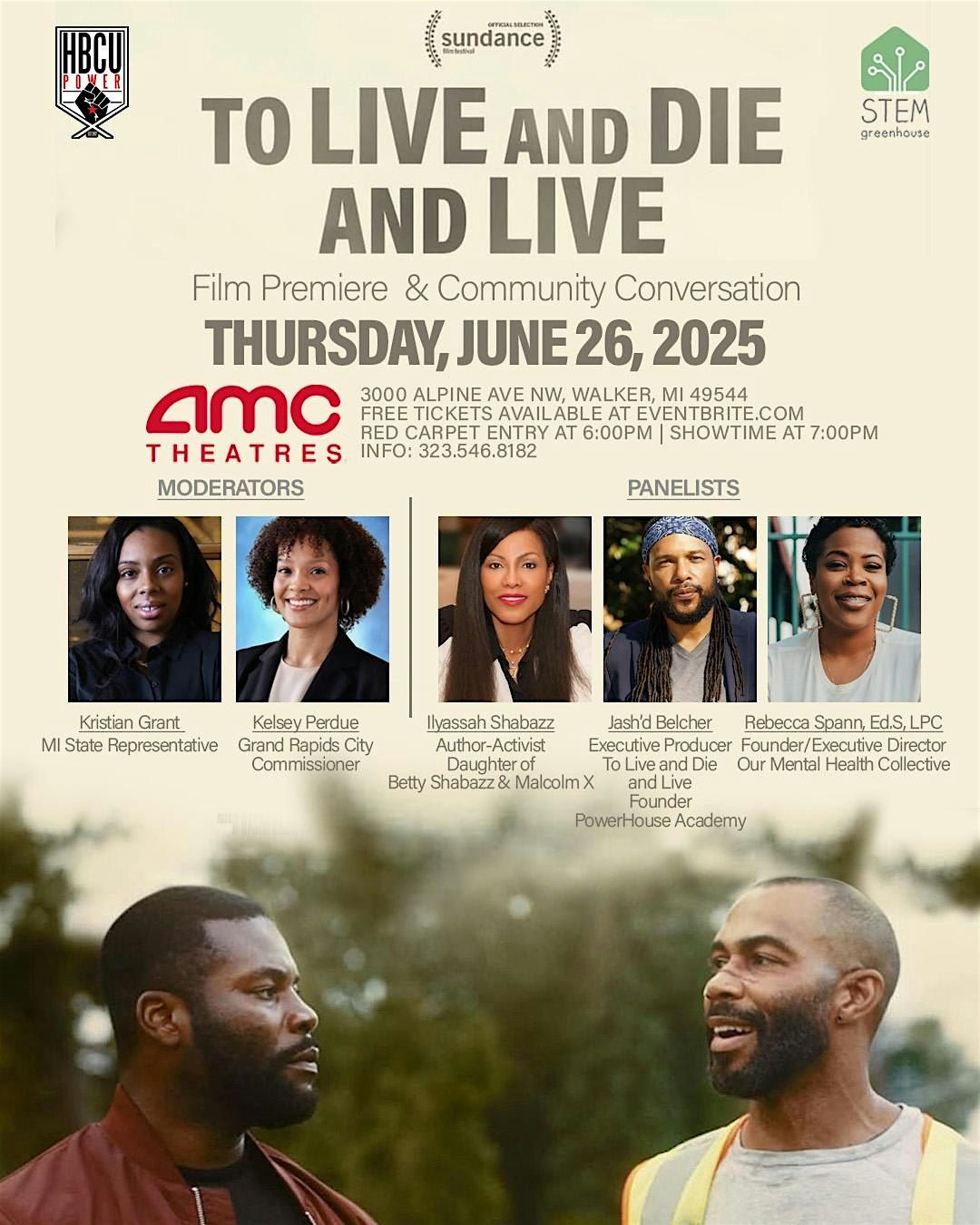 To Live and Die and Live Film Premiere & Community Conversation, 26 June | Event in Walker | AllEvents