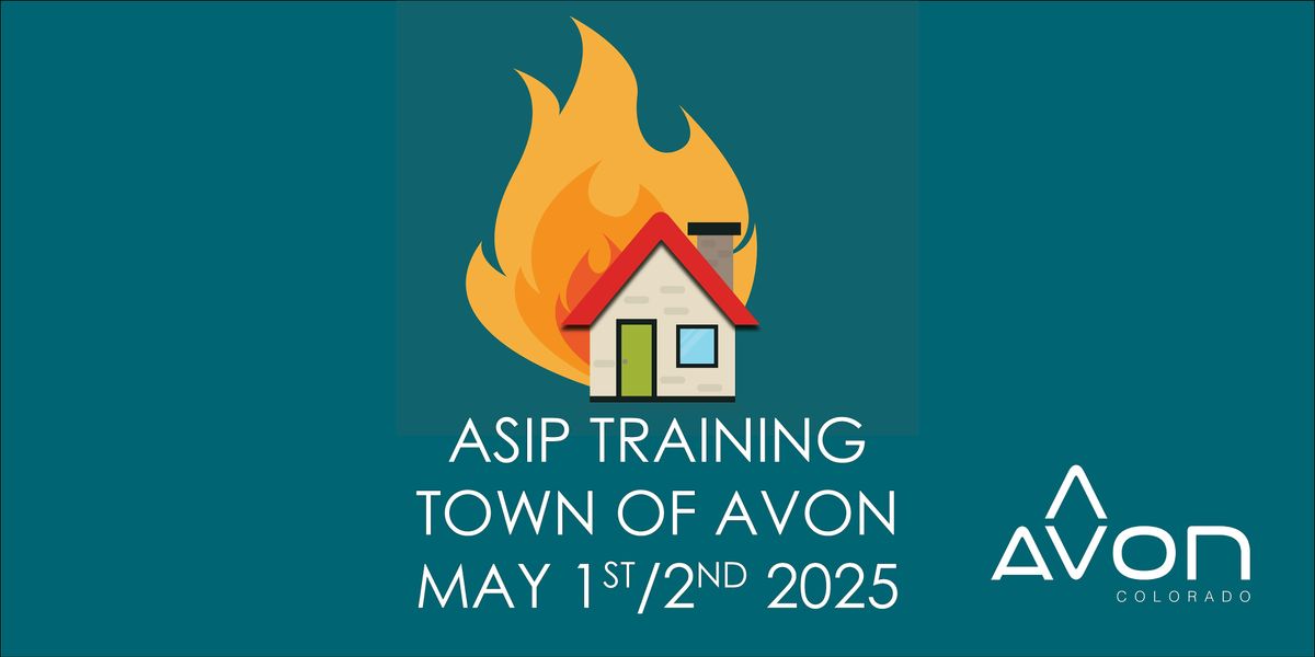 ASIP Training May 1 & 2 Hosted by the Town of Avon | Event in Avon | AllEvents