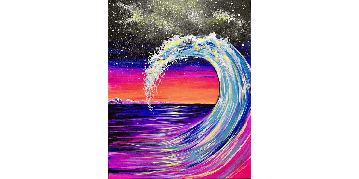 Galaxy Wave - Paint and Sip in Houston | Classpop!™, 20 August | Event in Katy | AllEvents