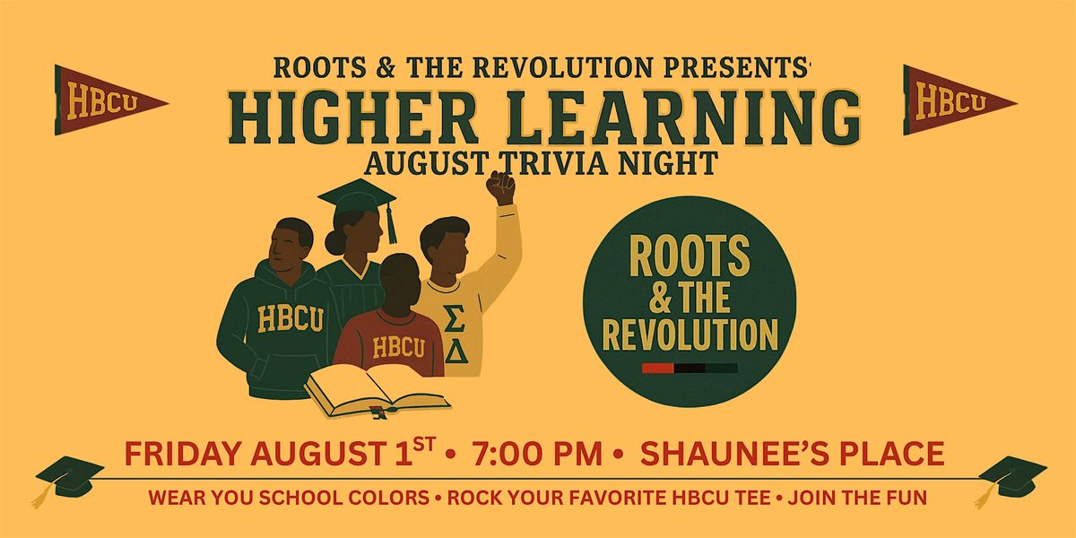 Roots and the Revolution: Black Trivia Night, 1 August | Event in Memphis | AllEvents