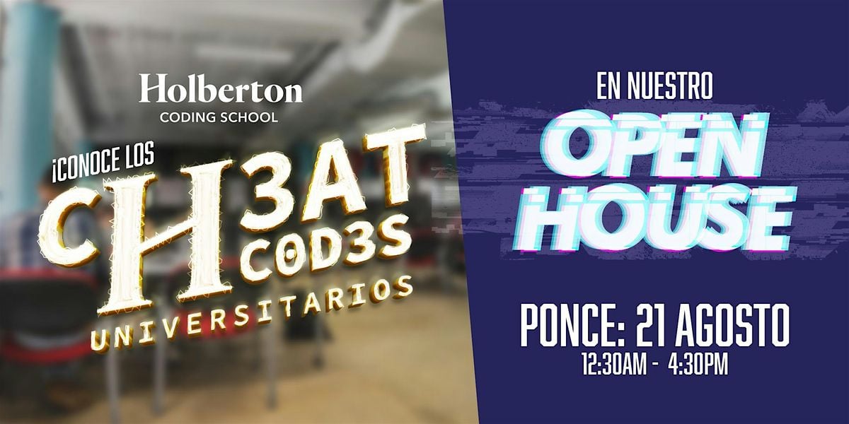 Holberton Coding School  Open House Ponce, 21 August | Event in Ponce | AllEvents
