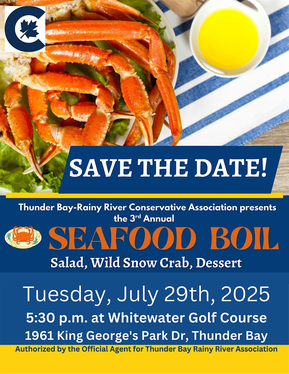 TBRR Conservative Association 3rd Annual Seafood Boil | Event in Rosslyn | AllEvents