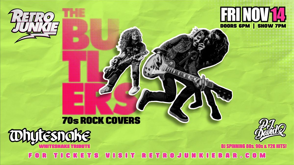 THE BUTLERS (70s Rock) + WHYTESNAKE (Whitesnake Tribute)... LIVE!, 14 November | Event in Walnut Creek | AllEvents