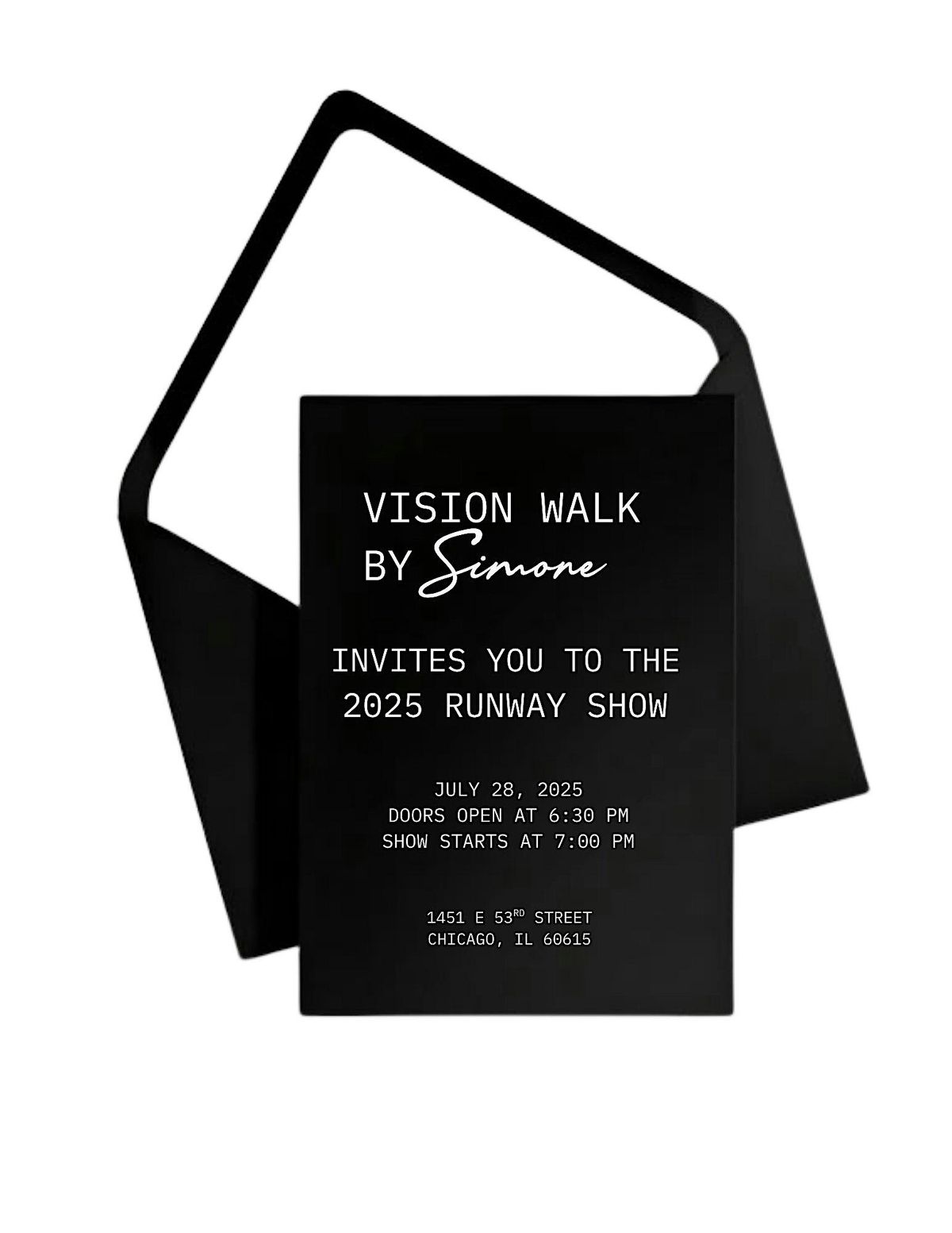 Vision Walk by Simone, 28 July | Event in Chicago | AllEvents