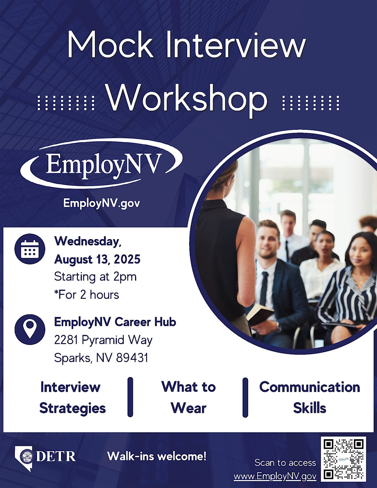 Mock interview Workshop, 13 August | Event in Sparks | AllEvents
