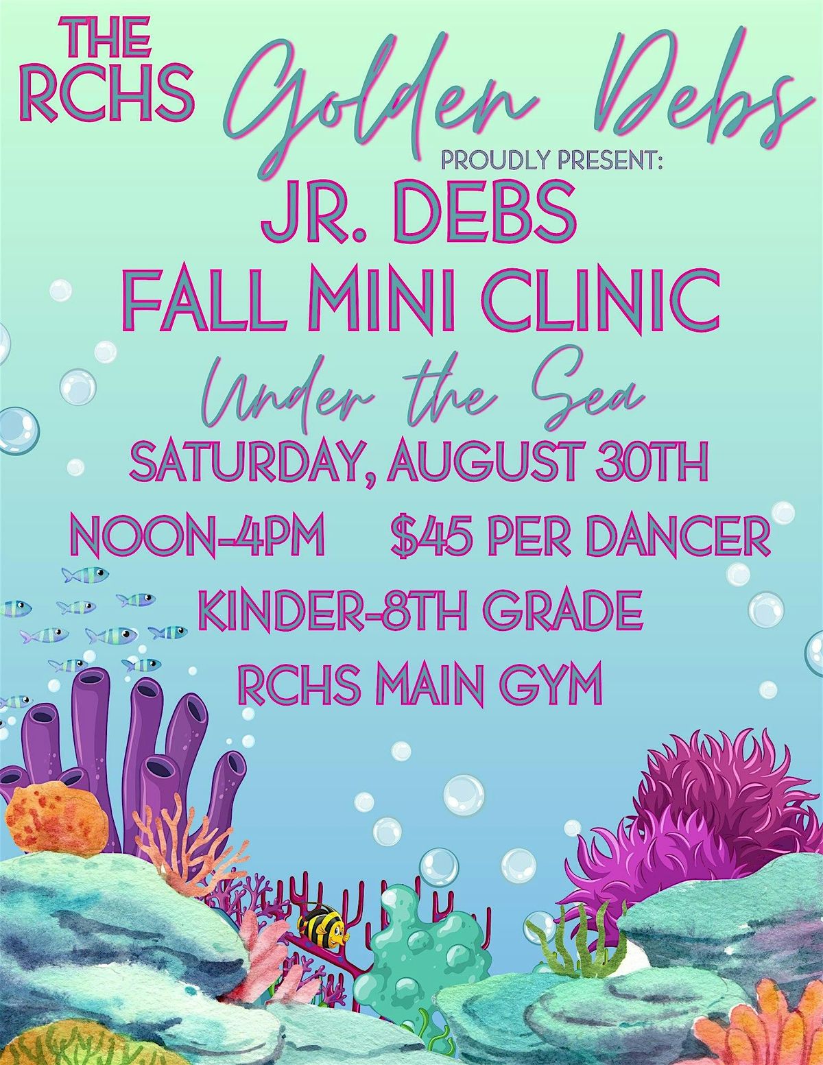 2025 Jr. Golden Debs Fall Mini Clinic, 30 August | Event in Royse City | AllEvents